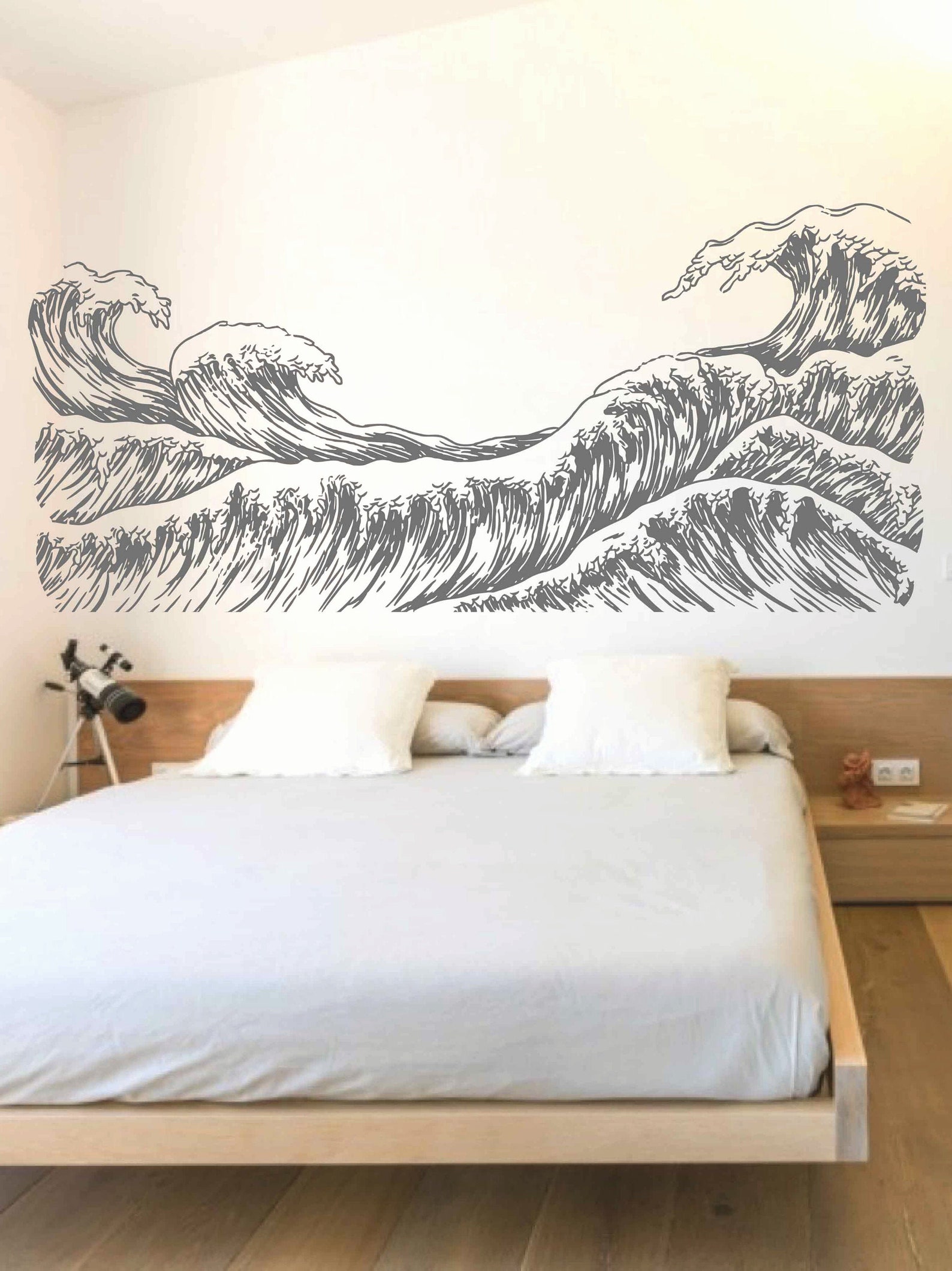 Ocean Wave Wall Decals Sticker Ocean Beach Wall Stickers Etsy