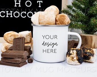 Enamel Mug Mockup Etsy
