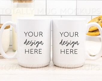 Mug Pair Mockup Etsy