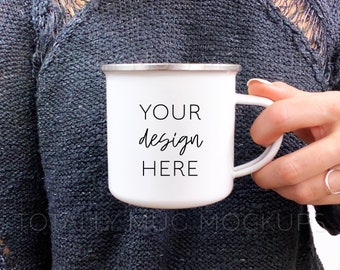 Enamel Photo Mug Etsy