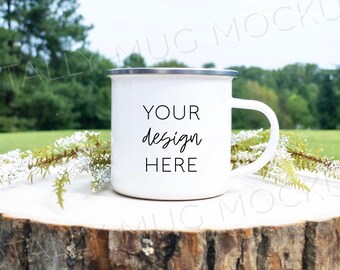 Enamel Mug Mockup Etsy