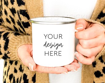 Enamel Mug Mockup Etsy