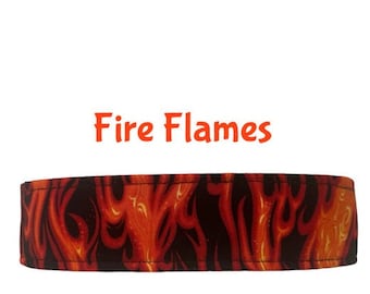 Fire Flames, Great Dane,  2 inch dog collar, wide dog collar, large dog collar, large dog, big dog collar, mastiff, great dane, Golden