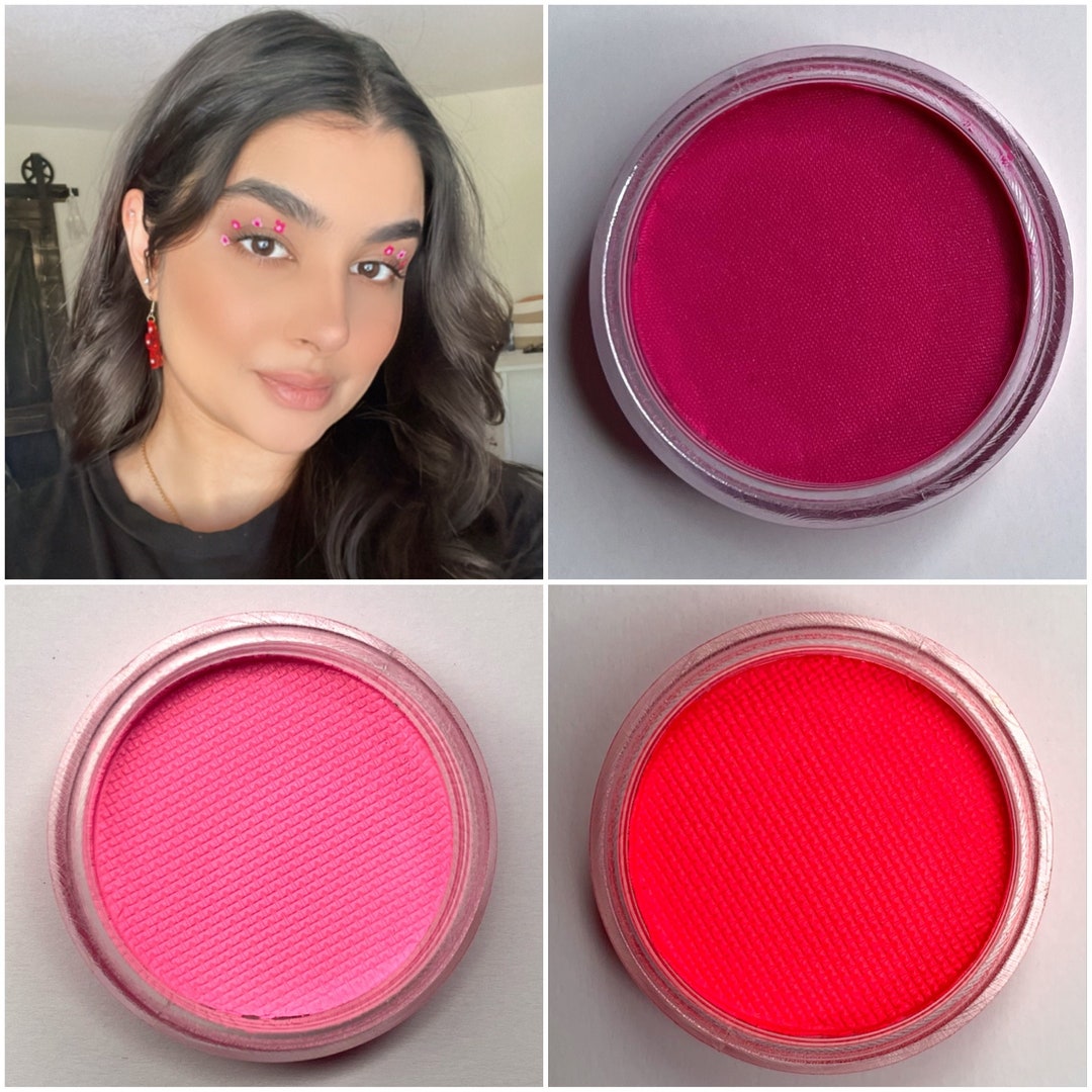 Pink Eyeliner UV Eyeliners Graphic Eyeliner Makeup Etsy