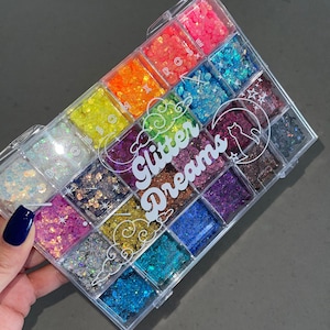 Makeup Glitter Palette, 24 Glitter Palette, Glitter Gel