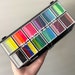 Colourful Eyeliner Palette - 35 Shades + 2 Brushes - Graphic Eyeliner - UV Eyeliners - Water Activated Makeup - (PRE ORDER) Ships Jan 31st 