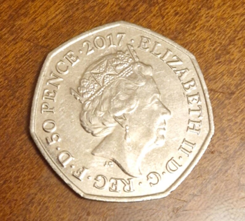 Beatrix Potter Circulated 50p Coin. Benjamin Bunny Fifty Pence Etsy UK