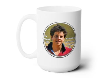 Catholic Saint Coffee Cup - Blessed Saint Carlo Acutis Quote - Ceramic Mug 15oz