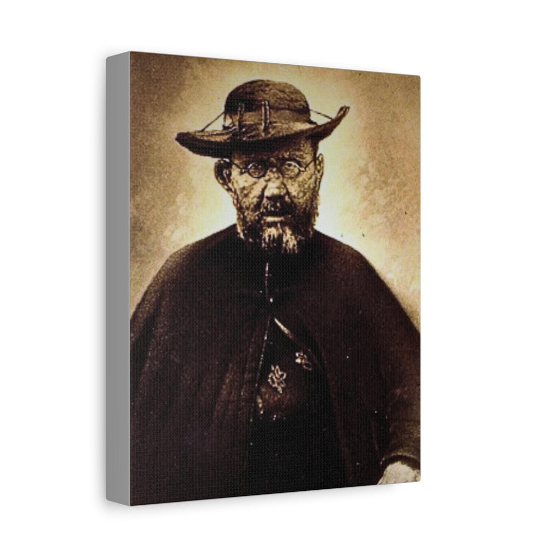 Saint Damien of Molokai Portrait (option 1) - Canvas Gallery Wraps - Etsy