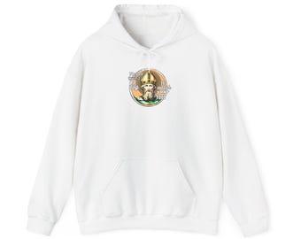 Saint Hoodie - Citation de la Saint-Patrick - Sweat-shirt à capuche unisexe en mélange épais