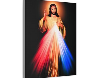 Divine Mercy Portrait (Option 3) - Canvas Gallery Wraps