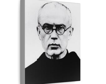 Saint Maximilian Kolbe Portrait (Option 2)- Canvas Gallery Wraps