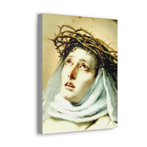 St. Catherine of Siena Portrait (Option 2) - Canvas Gallery Wraps