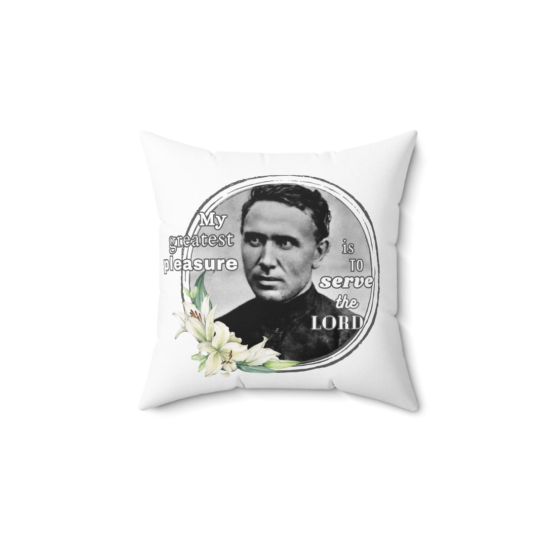 Saint Damien of Molokai Quote - Spun Polyester Square Pillow - Etsy
