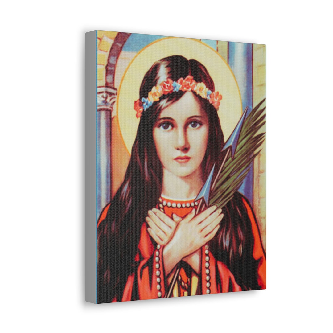 St. Philomena Portrait Canvas Gallery Wraps - Etsy