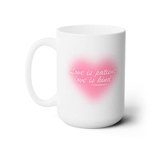 Catholic Saint Coffee Cup - Saint Valentine&#39;s Day Bible Quote - Ceramic Mug 15oz