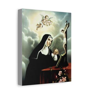 St. Rita of Cascia Portrait (Option 1) - Canvas Gallery Wraps