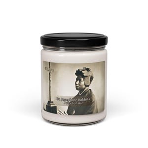 St. Josephine Bakhita Catholic Saint Prayer Candle - Scented Soy Candle, 9oz