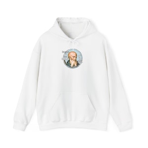 Catholic Saint Hoodie - St. Benedict Quote - Unisex Heavy Blend™ Hooded Sweatshirt