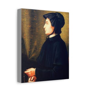 St. Elizabeth Ann Seton Portrait (Option 3) - Canvas Gallery Wraps