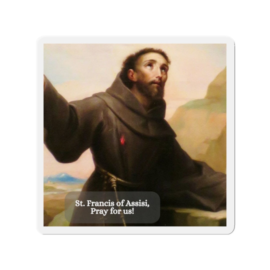 Catholic Saint St. Francis of Assisi, Pray for Us Etsy