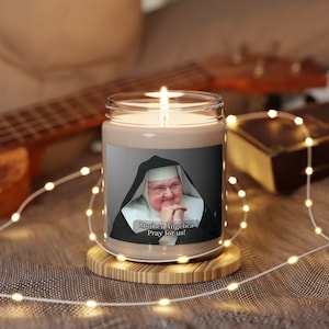 Mother Angelica Prayer Candle - Scented Soy Candle, 9oz