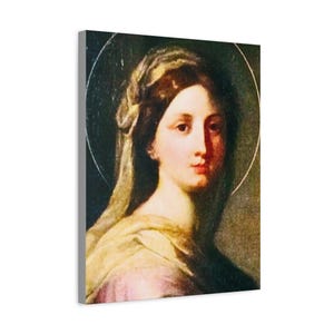 Saint Zita of Lucca Portrait (Option 2) - Canvas Gallery Wraps
