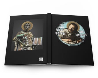 Saint Matthew Bible Quote - Hardcover Journal Matte