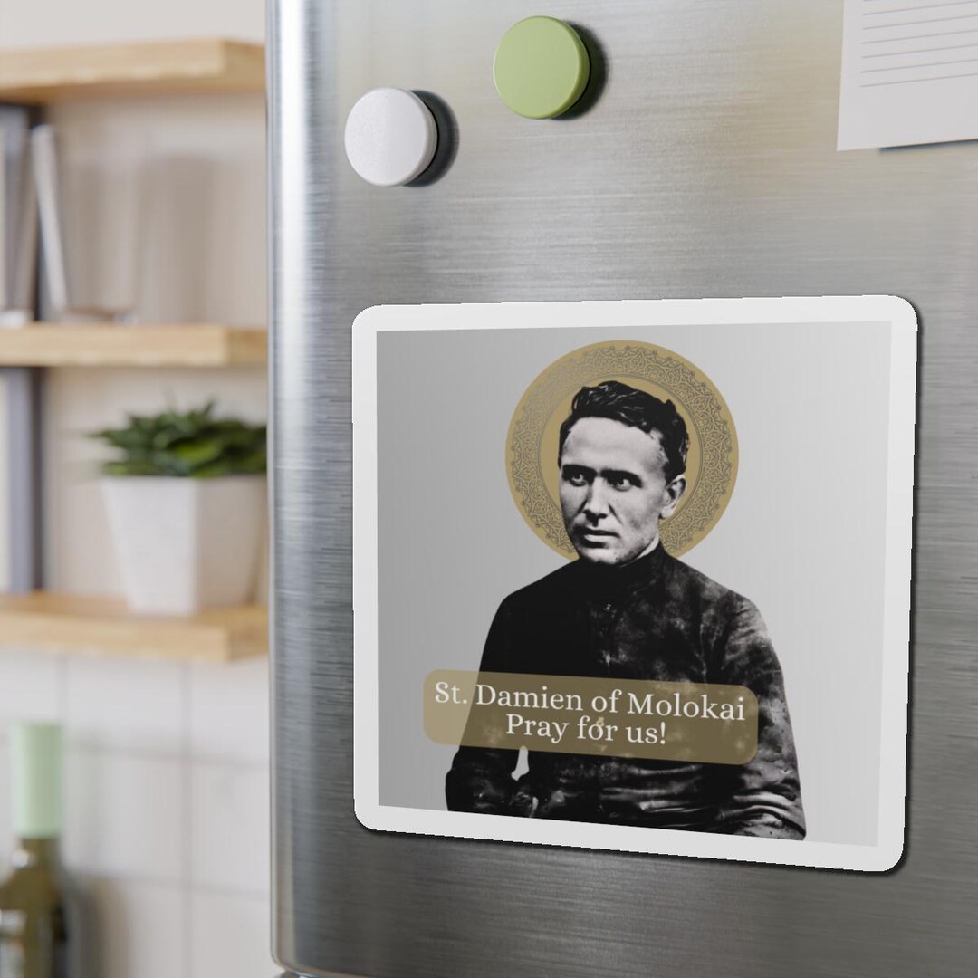 St. Damien of Molokai, Pray for Us! Catholic Saint Magnet - Etsy