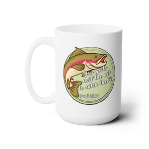 Catholic Saint Coffee Cup - Pray and Work (Option 1) - Ceramic Mug 15oz
