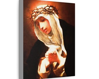 St Catherine of Siena - Religious Poster - Catholic Artwork - Saints ...