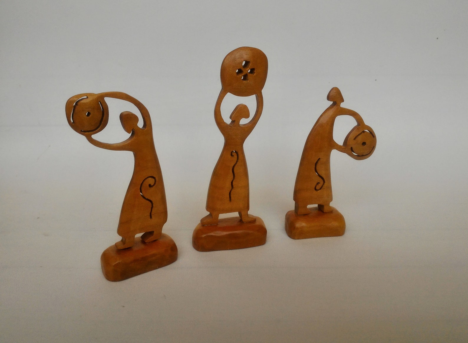Kokopelli Figurines Dancing Kokopelli Home Decor Wood | Etsy