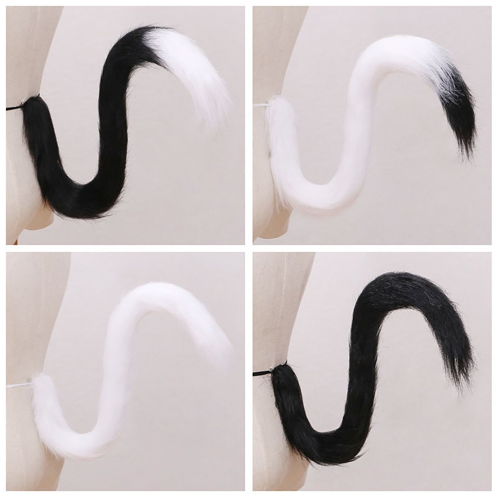 Cosplay Cat Tail Black Kitten Tail Cosplay Tail Anime Etsy