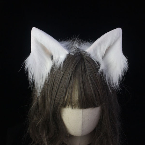 Cosplay fox ear, fox ear headband, cosplay ear, anime cosplay , fox hairpin, fox head band,kittenplay petplay furry fox ears