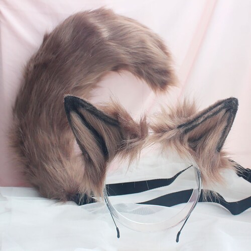 Wolf Ear and Tail Wolf Ear Headband Cosplay Ear Anime Etsy