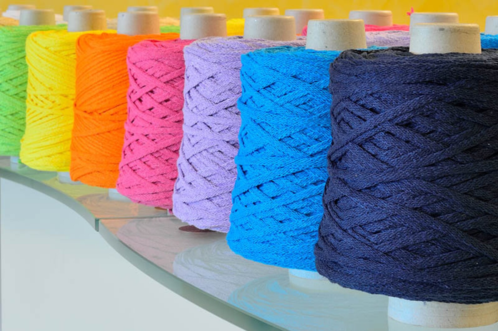 Tube yarn cotton crocheting yarn tape yarn 500/gr 250mt Etsy