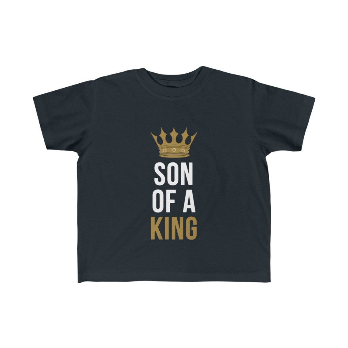 Father and Son matching T-Shirt Son of a King Kid's Fine | Etsy