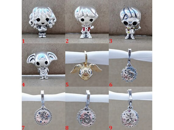 ALE S925 Silver Harry Potter Charm Pandora Harry - Etsy