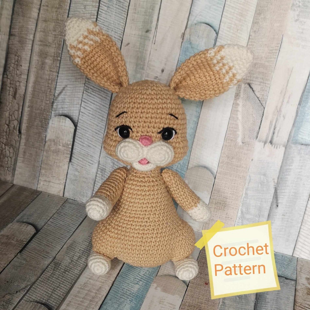 Mini Rabbit Crochet Pattern Pattern Small Crochet Rabbit - Etsy