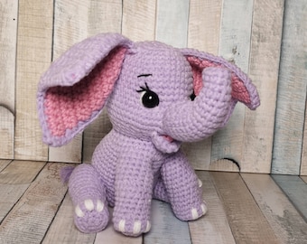 Pattern Crochet Baby Elephant En