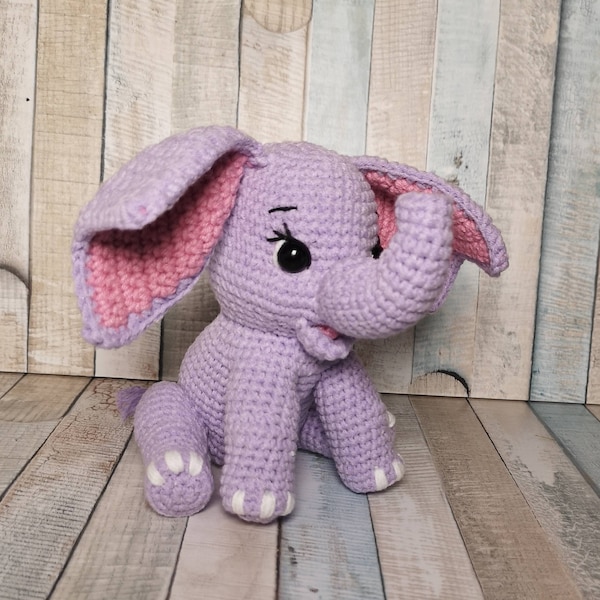 Pattern Crochet Baby Elephant En