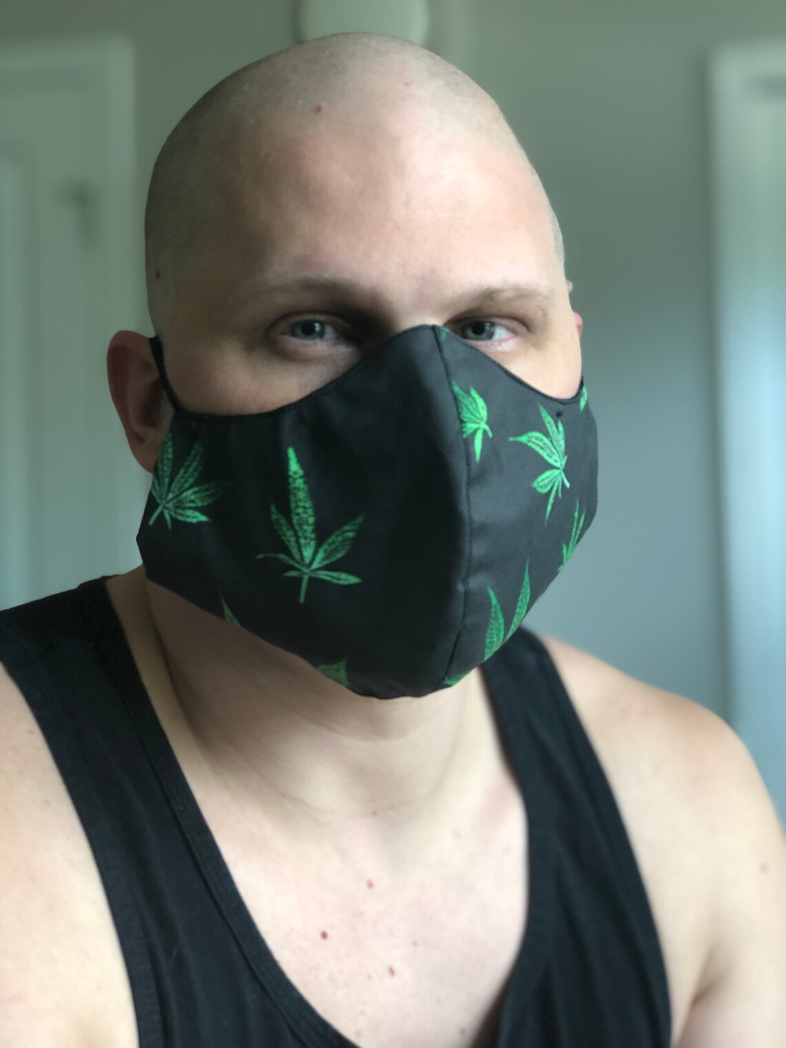 Cannabis Weed Pot Face Mask Adult Women's Men's Etsy
