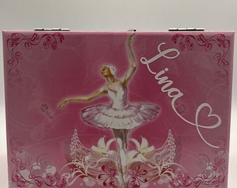 Spieluhr Ballerina Personalisiert mit Wunschnamen