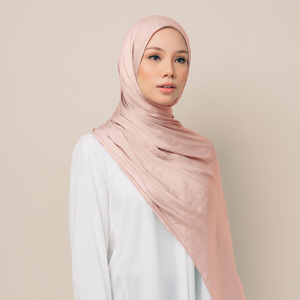 ILYA Malaysian Satin Silk Hijab Beautiful Shades Available image image