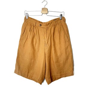 80s Linen Shorts - Etsy