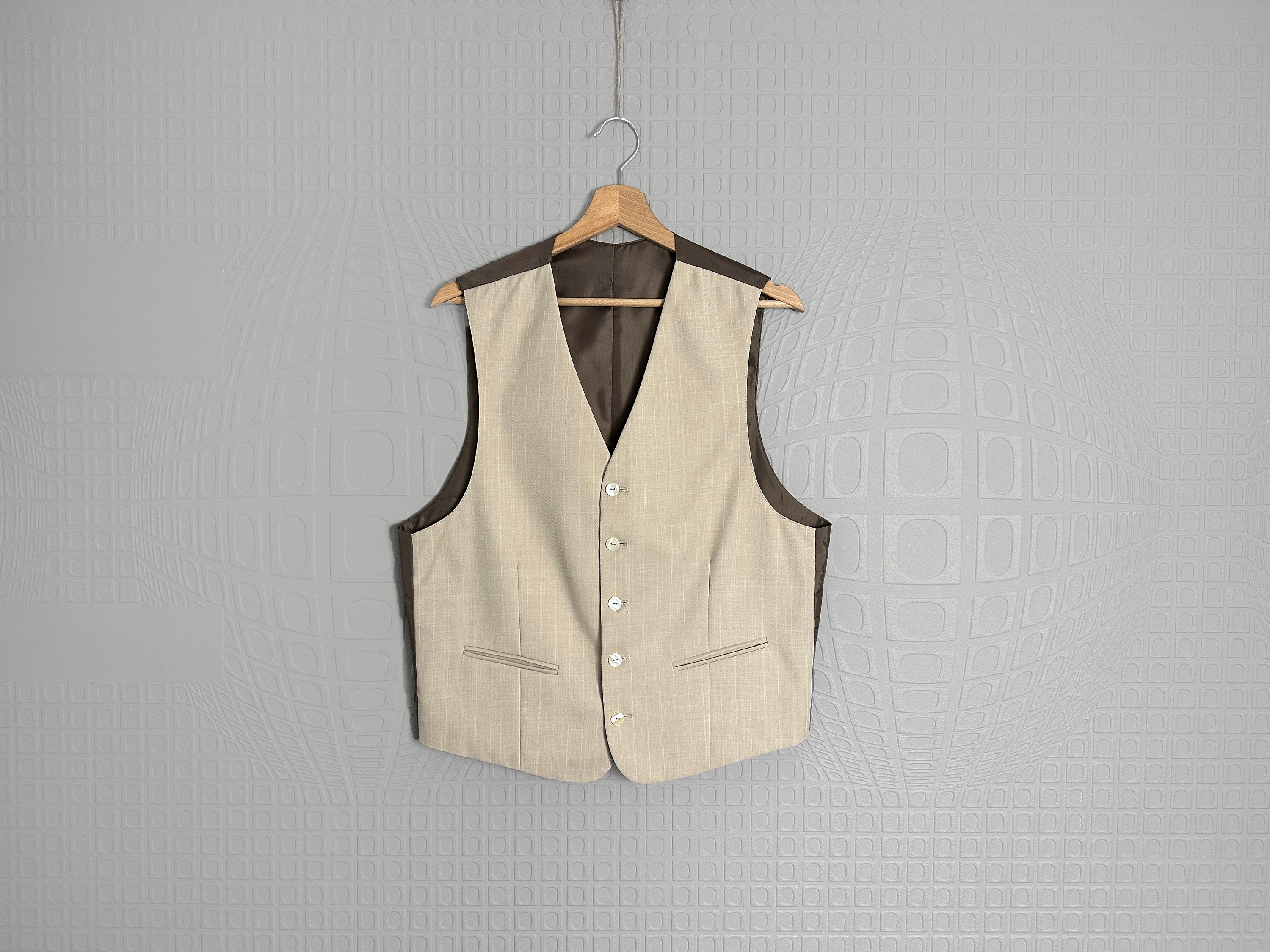 Striped Waistcoat - Etsy