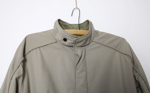 Vintage Men's Gray Trench Coat, Spy Coat, 70's 80… - image 4