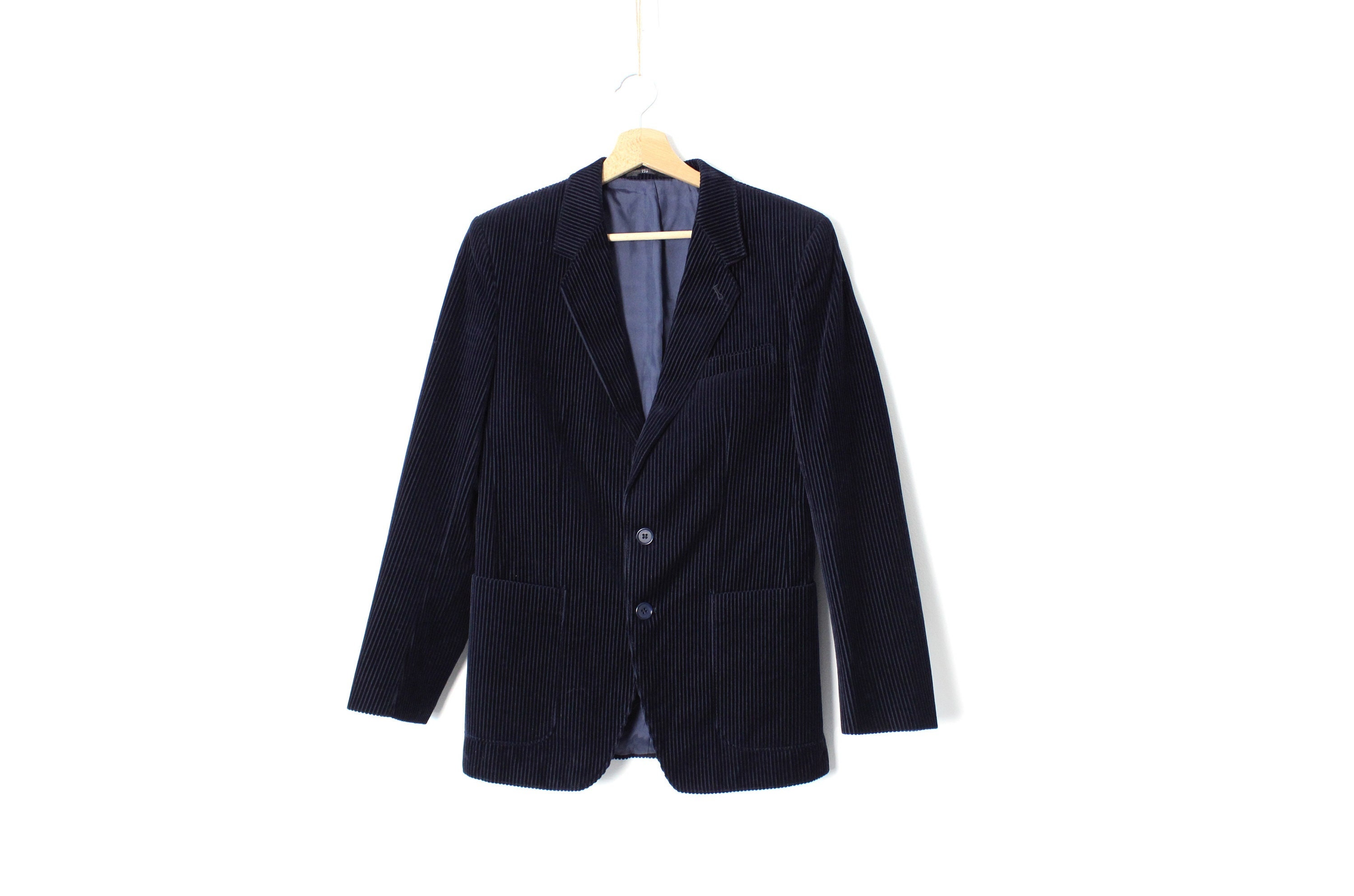 Vintage Black Corduroy Jacket - Etsy Vintage Black Corduroy Jacket - Etsy