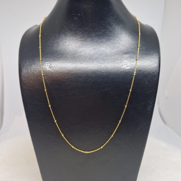 Minimalist Saira Stainless Steel Gold Necklace / Gift for her /Women gift ideas / Water Proof Gouden Platte Schakel Ketting
