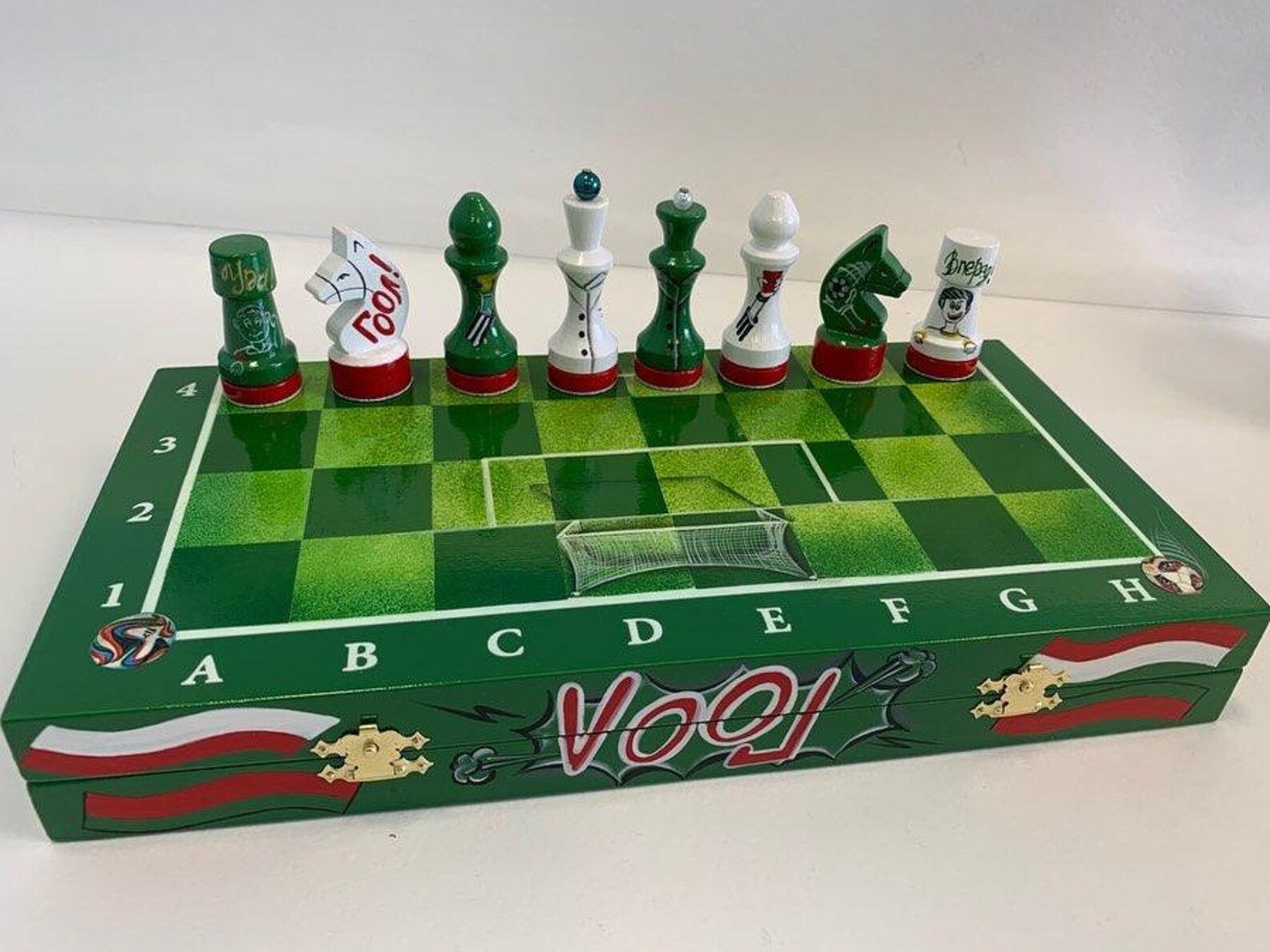 Football Chess Set Etsy